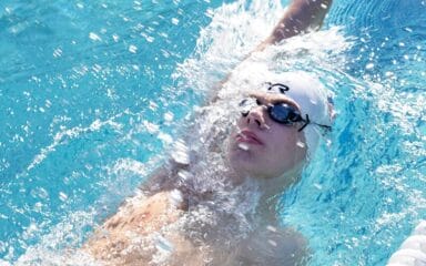 NCAA swimming young student
