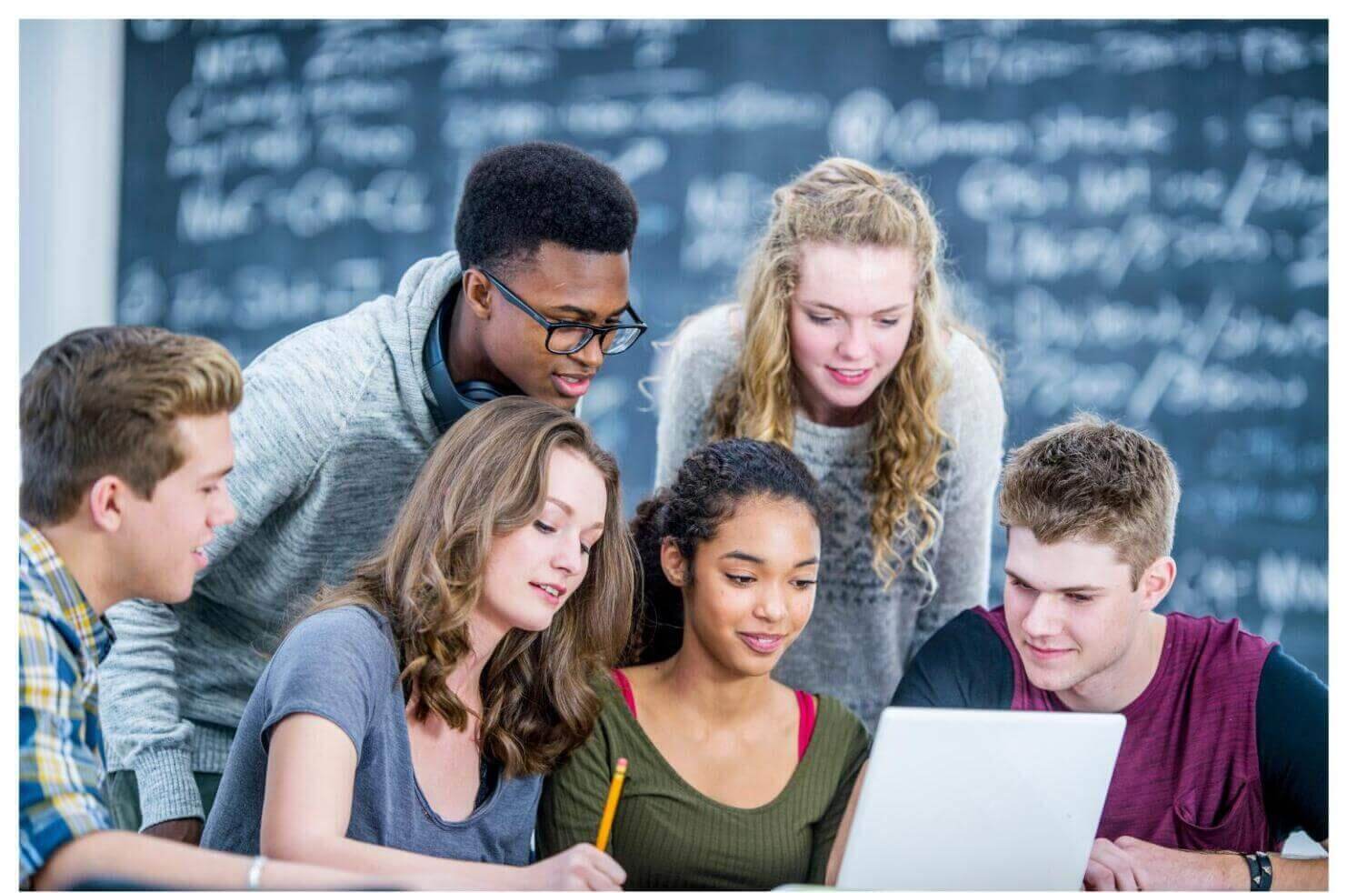 Students together image